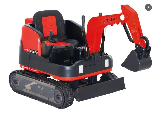 Bulldozer excavator integrated ride on